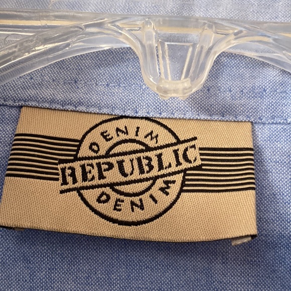 Denim Republic embroidered denim shirt - Picture 3 of 8